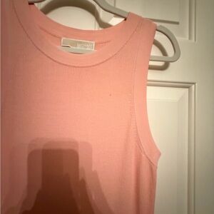 Michael Kors peach sleevless Top